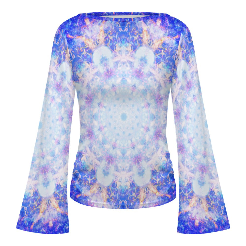 Amen Jin's Katerina's Afterall Desires Women's Boat Neck Bell Sleeve T-shirt