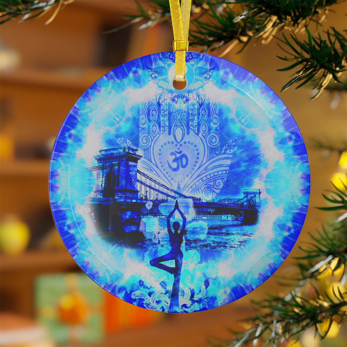 Amen Jin's Blue Sun Budapest Meditations Glass Ornaments
