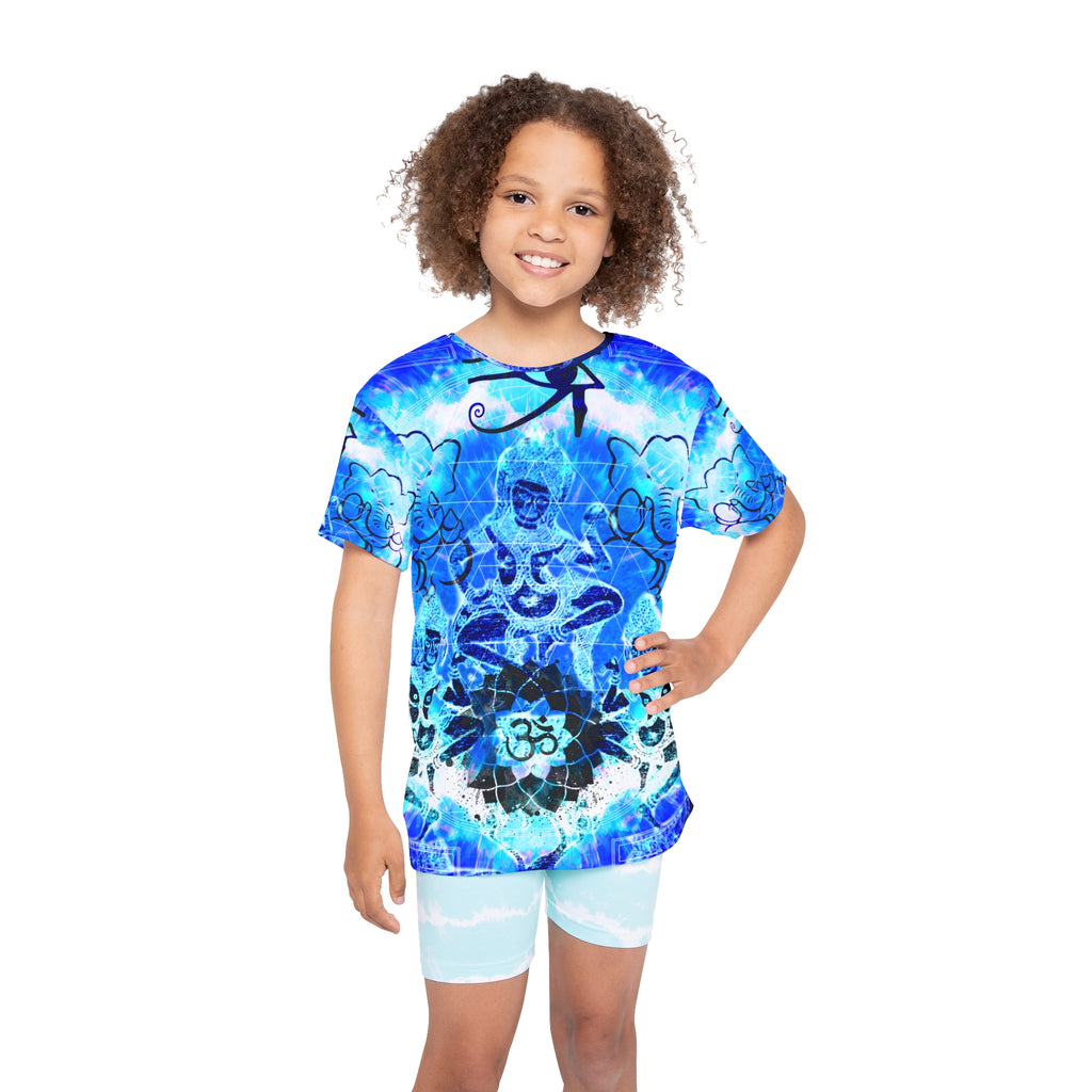 Amen Jin's Blue Sun Zen Meditations Kids Sports Jersey