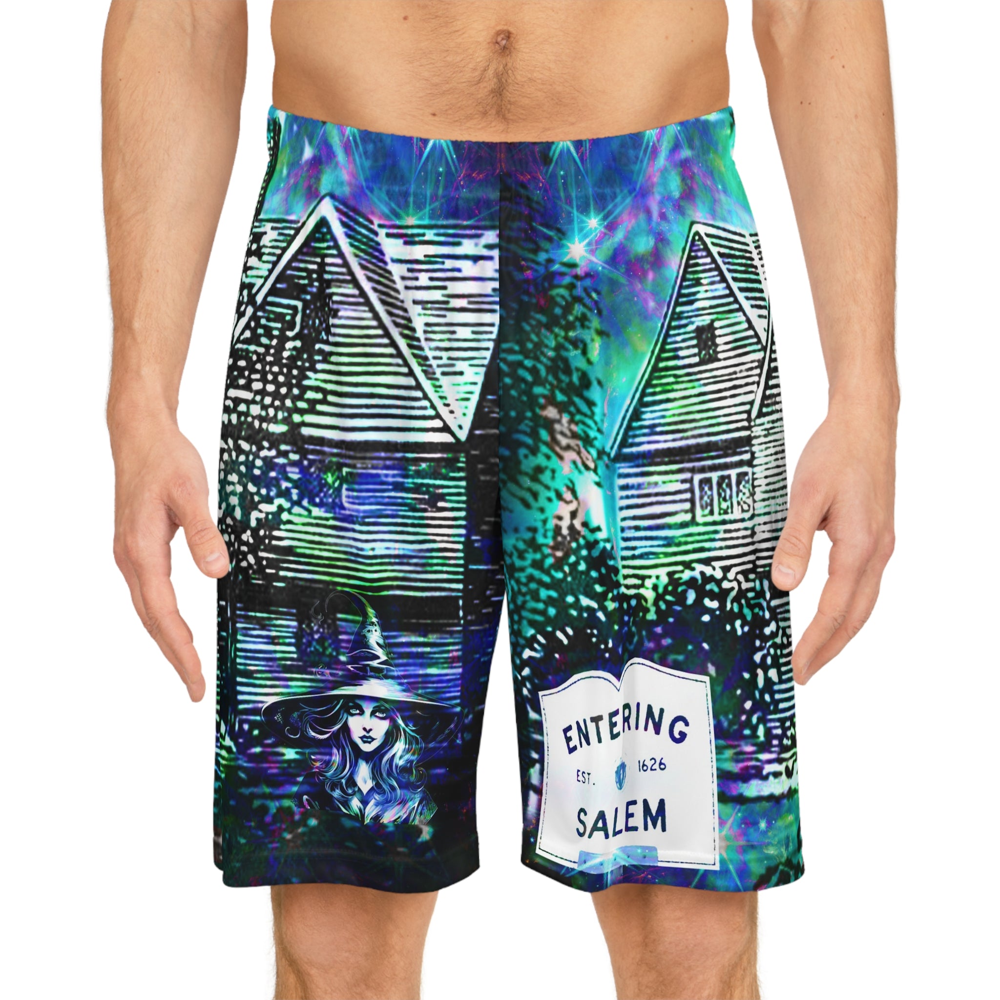 Katerina's Now and Forever Salem Witch Dreams Basketball Shorts