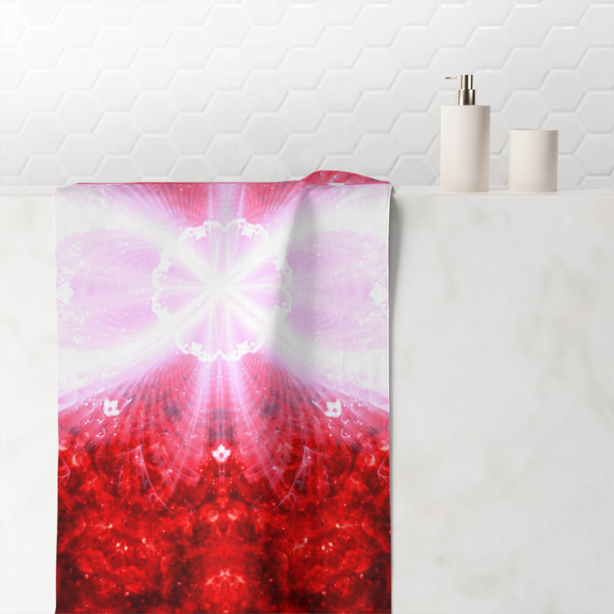 Katerina’s Battle Symphony Red Instead 2022 Desires Mink-Cotton Towel