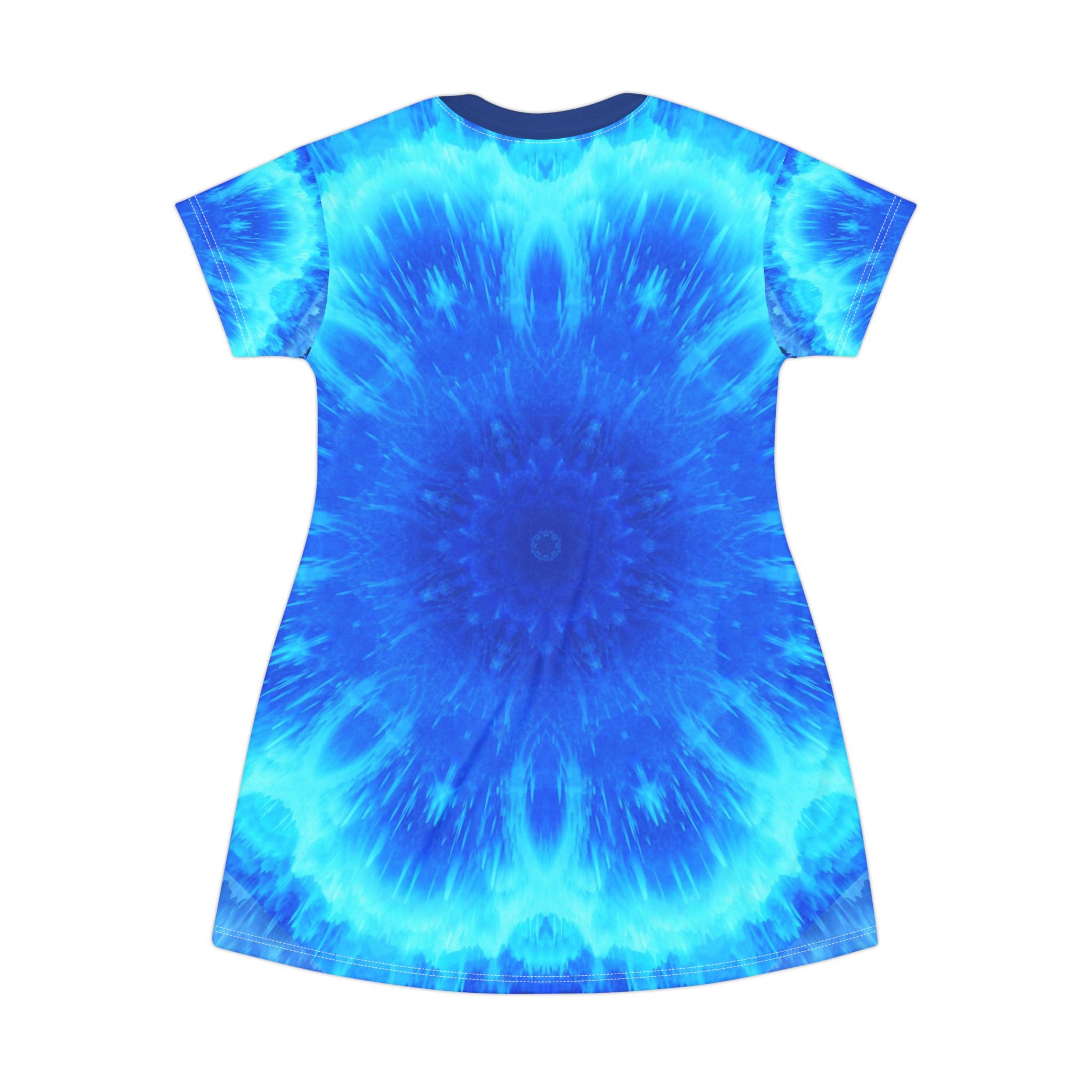 Amen Jin's Blue Fire Desires T-Shirt Dress