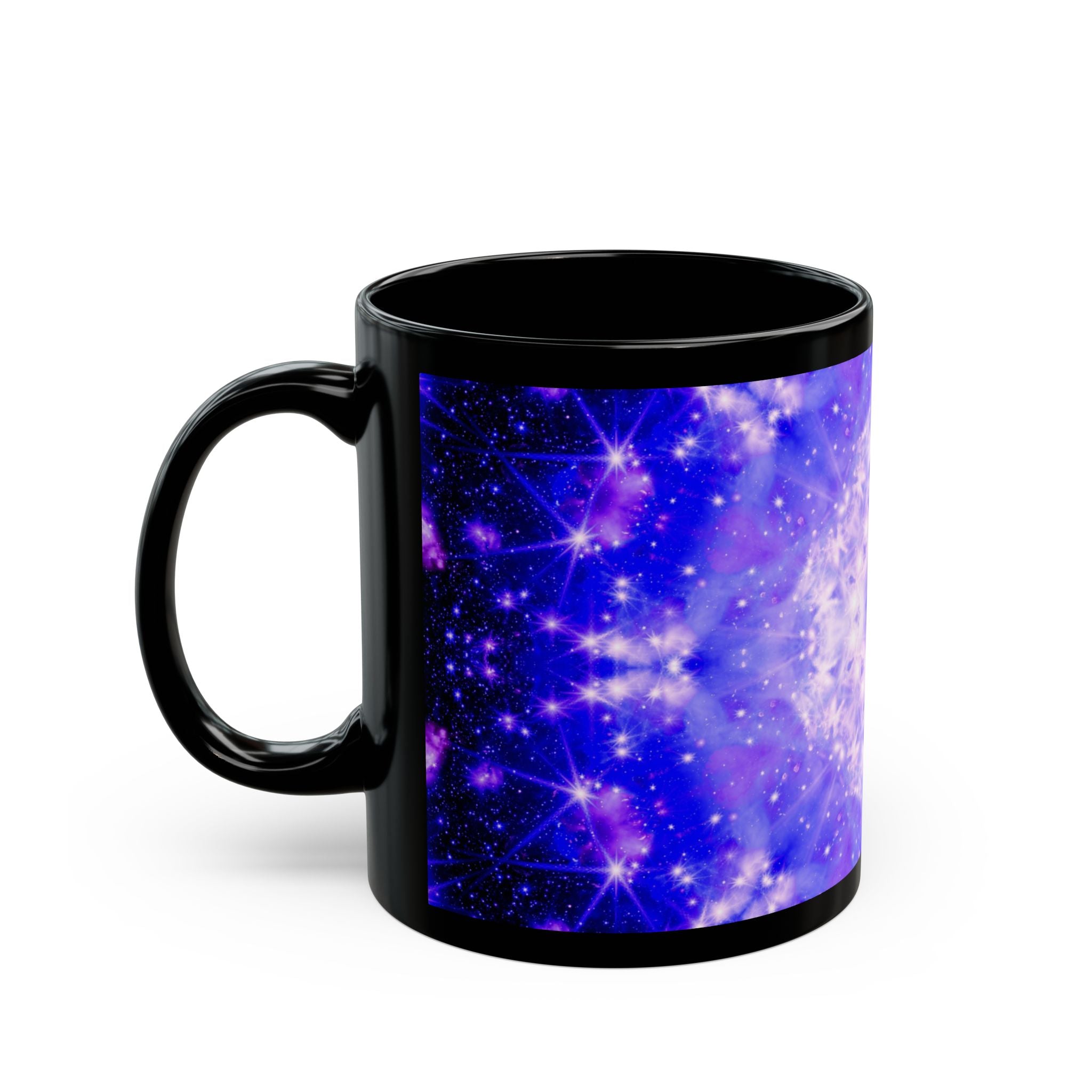 Katerina's Psyche Desires Black Mug, 15oz