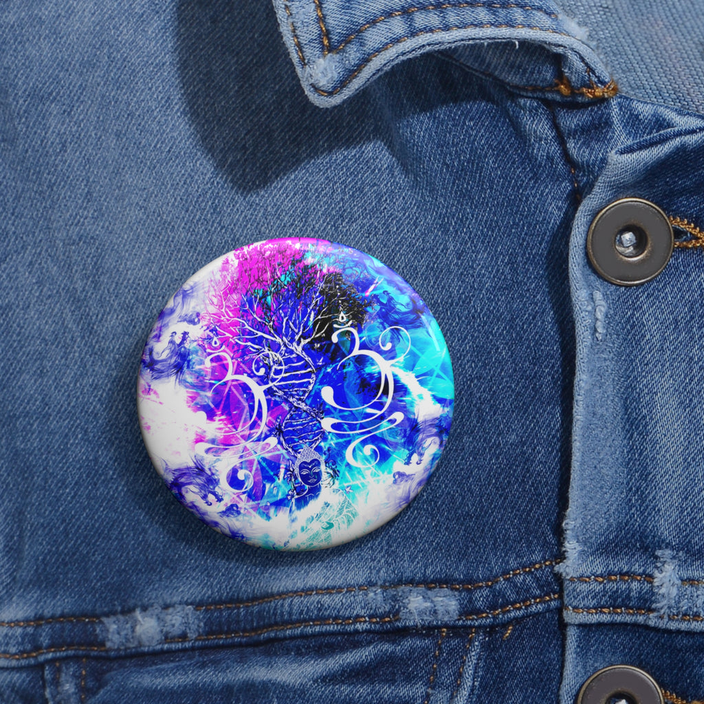 Creation's Buddha Meditations Pin Buttons