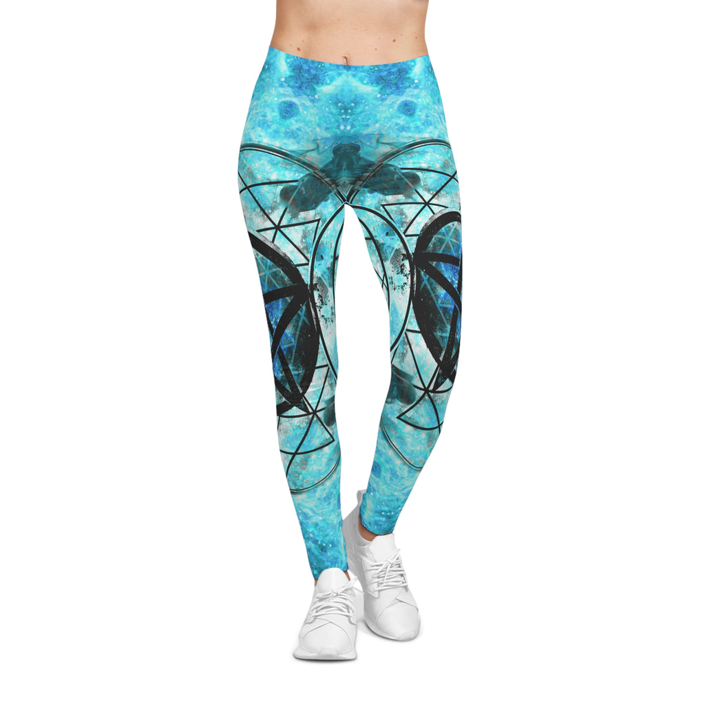 Amen Jin's All the White Horses Triple Goddess Meditations W Casual Leggings