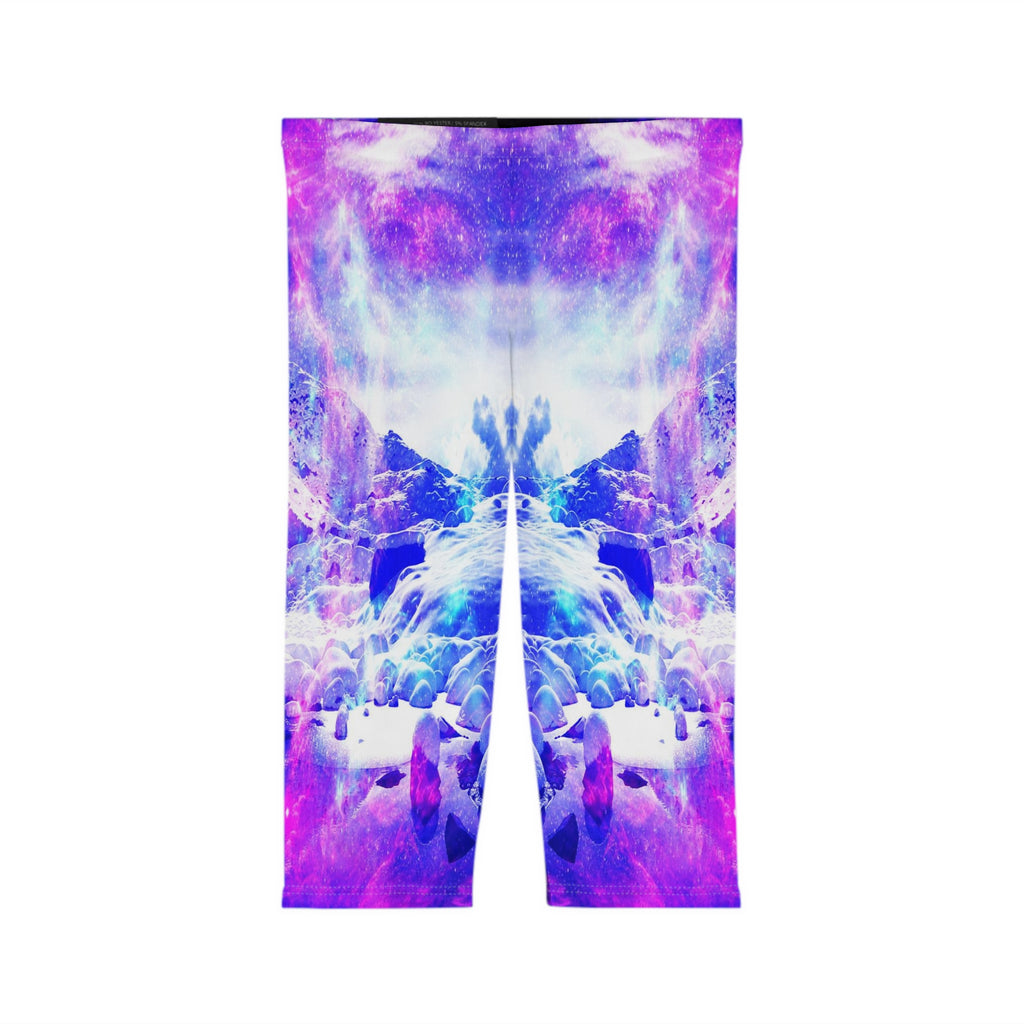 Amethyst Yule Night Dreams Women's Capri Leggings