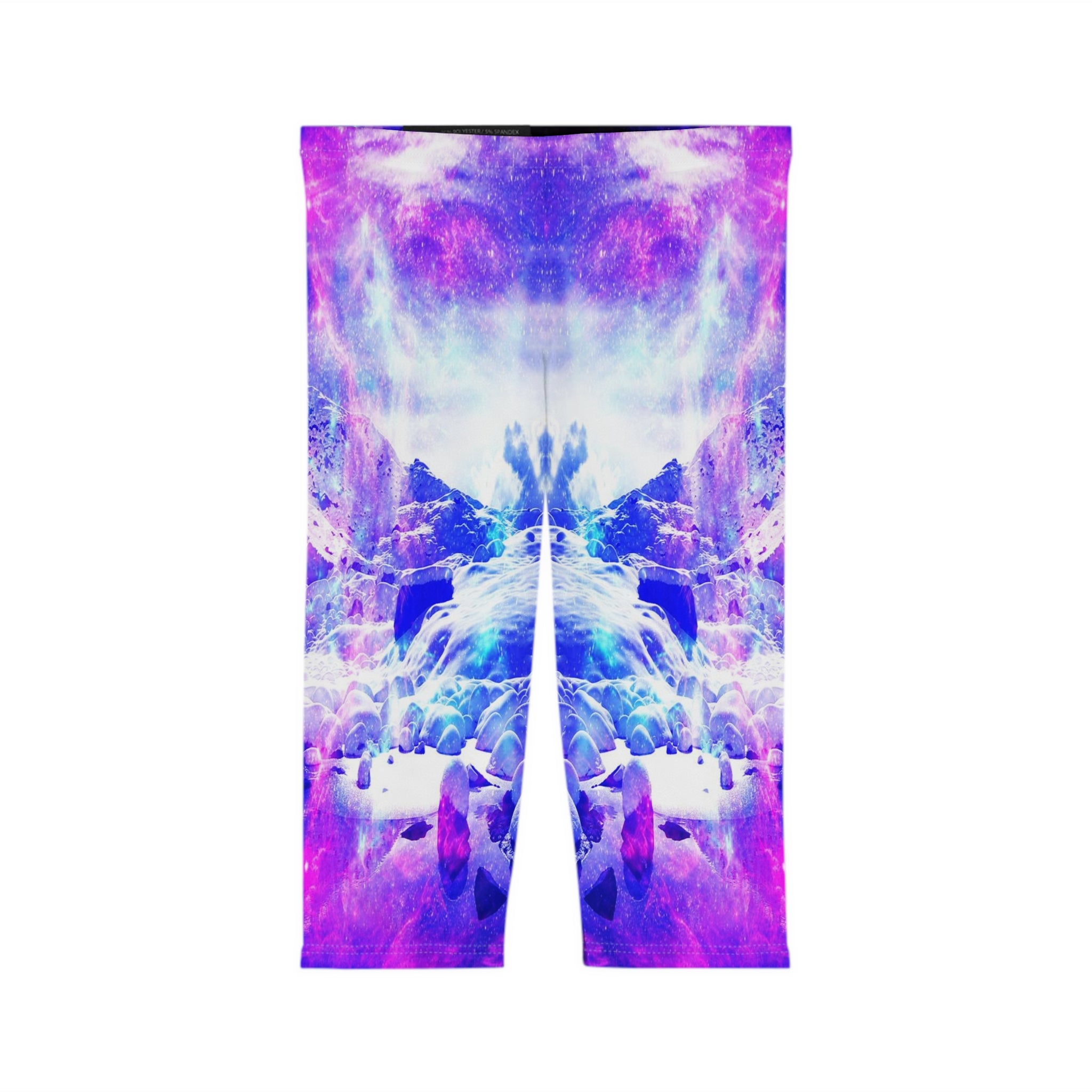 Amethyst Yule Night Dreams Women's Capri Leggings