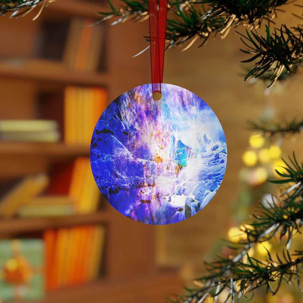 Breathe Again Yule Night Dreams Metal Ornaments