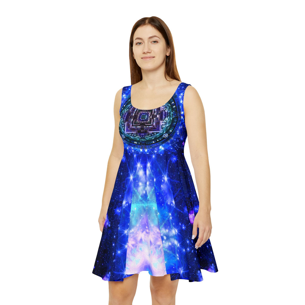 Amen Jin's Katerina's Eros & Psyche Wheel of Time Meditations W Skater Dress