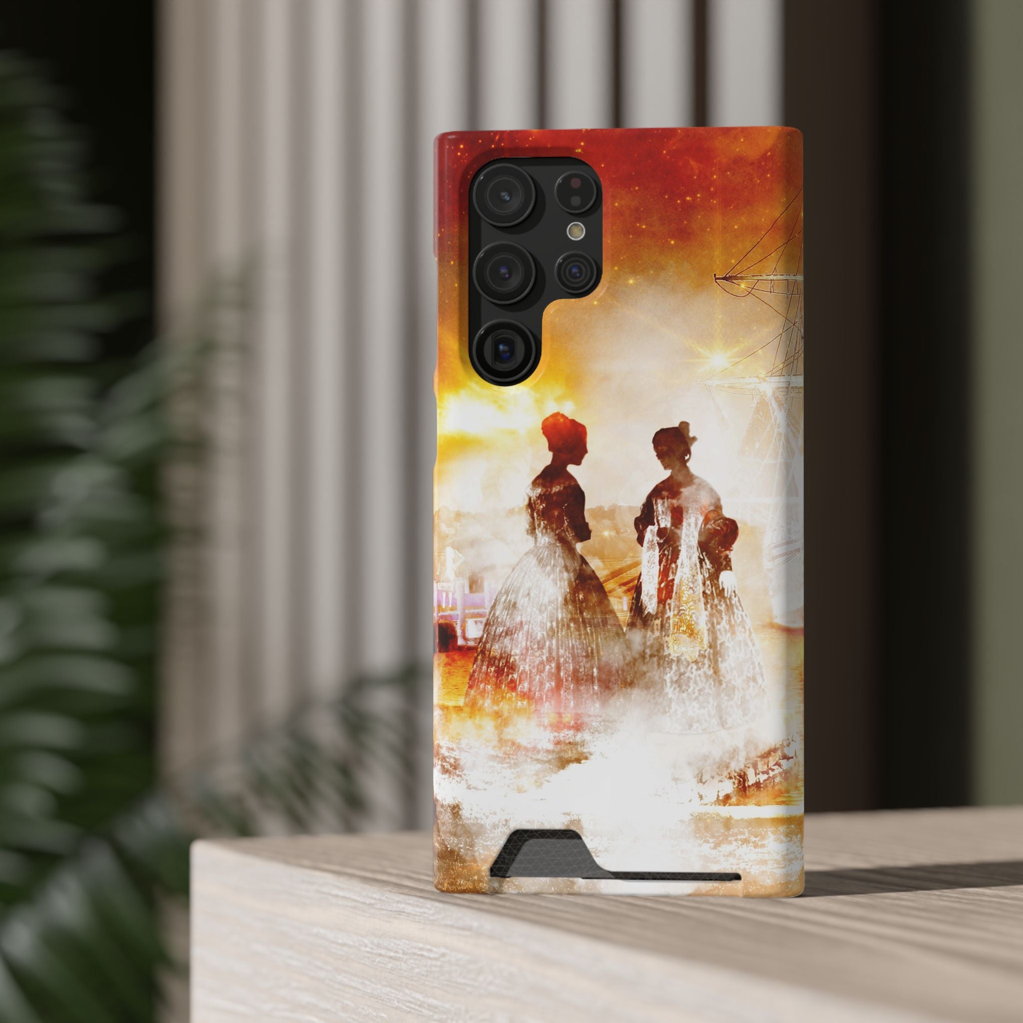Samhain Eve Salem Harbor Dreams Phone Case With Card Holder