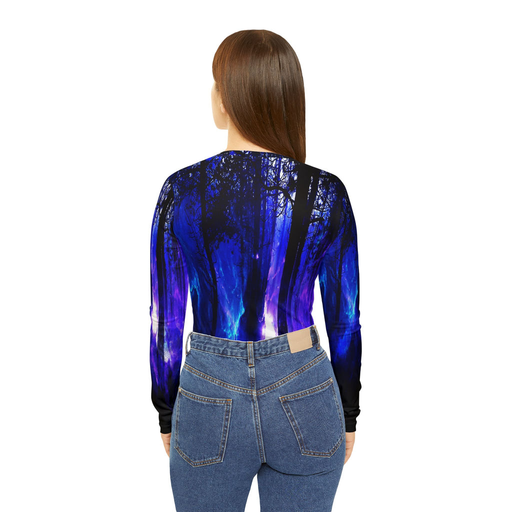 Ad Amoreum Amisi Mystic Night Dreams Long Sleeve V-neck Shirt