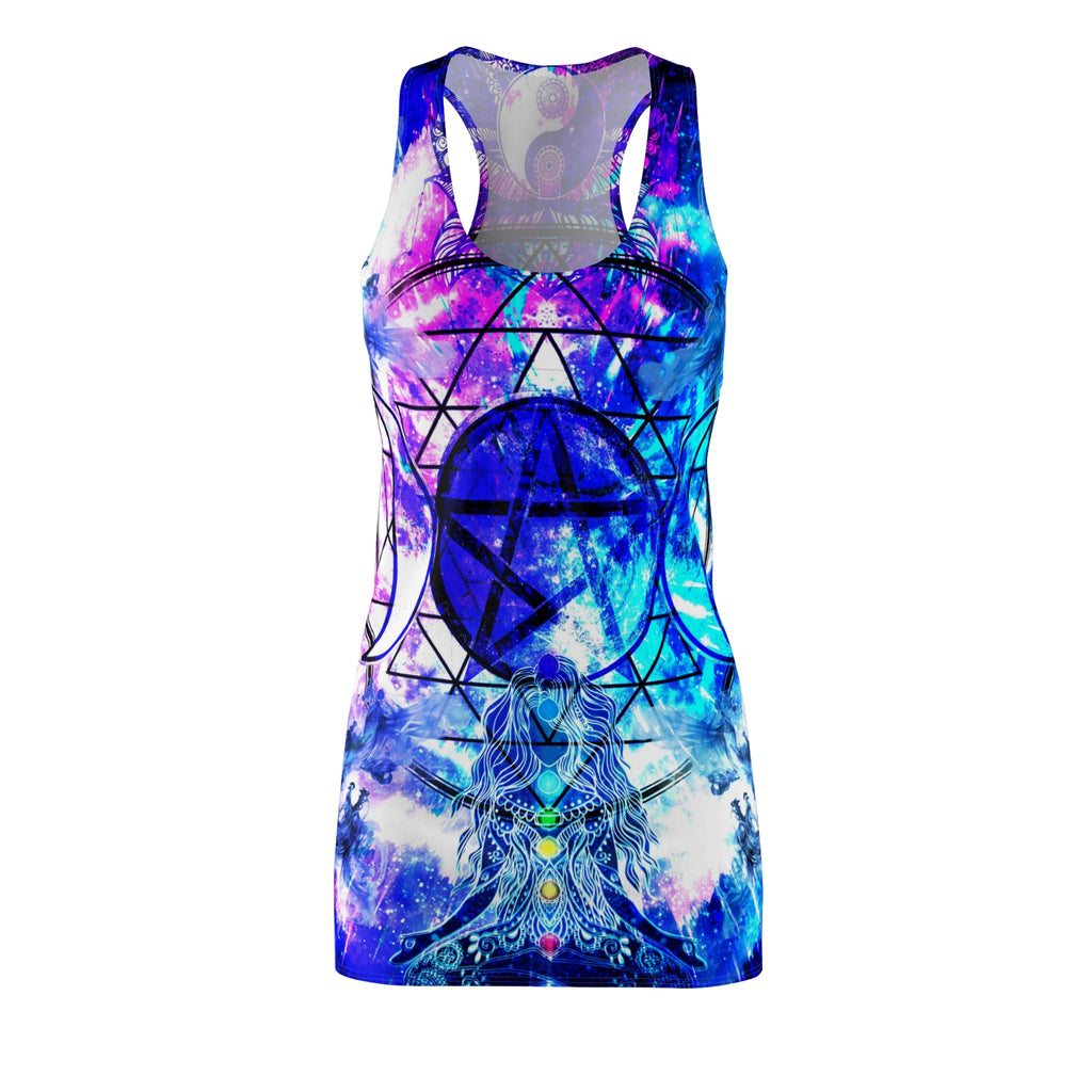 Creation's Magical Awakening Desires Meditations Women's Racerback Dress