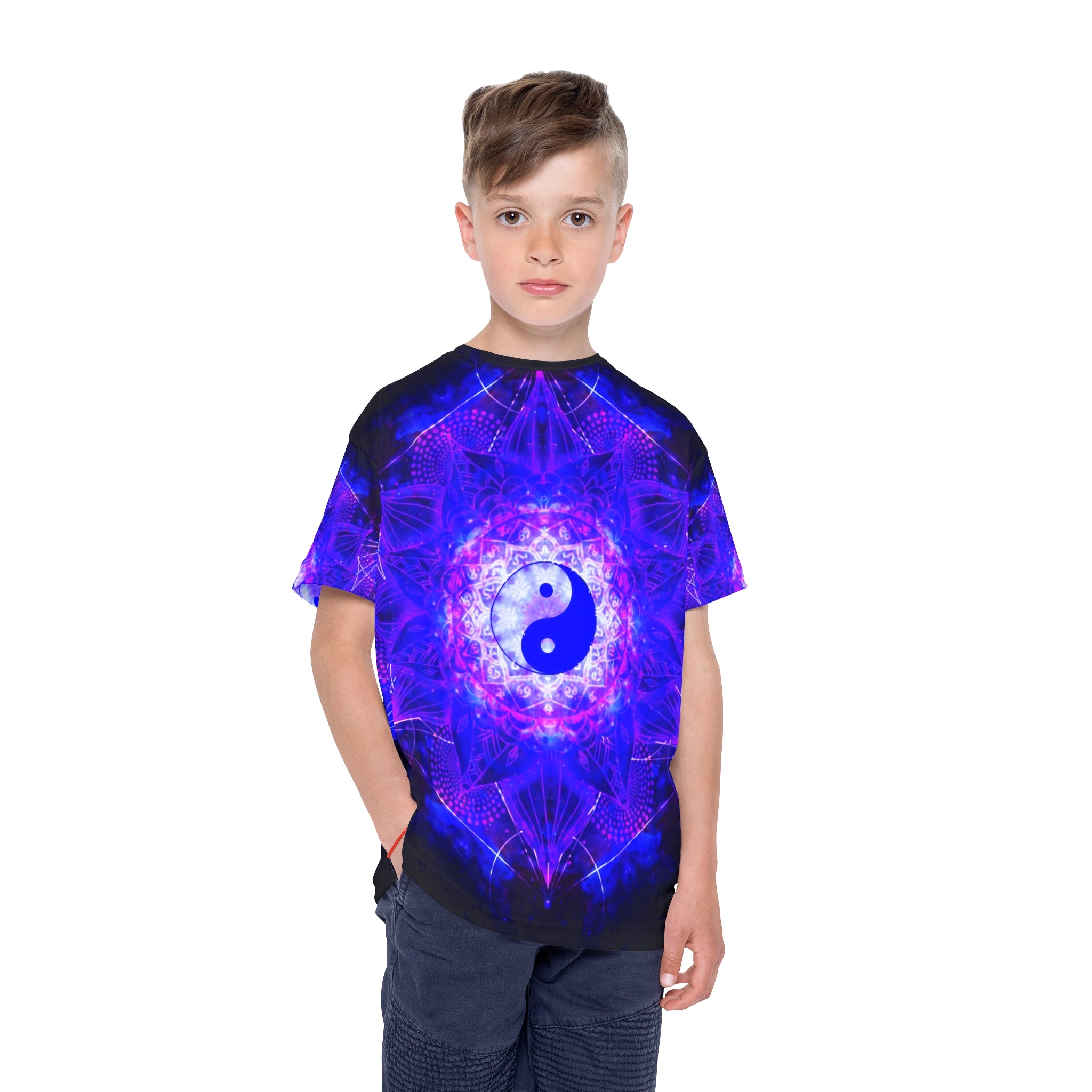 Ajna Desires Yin Yang Meditations Kids Sports Jersey