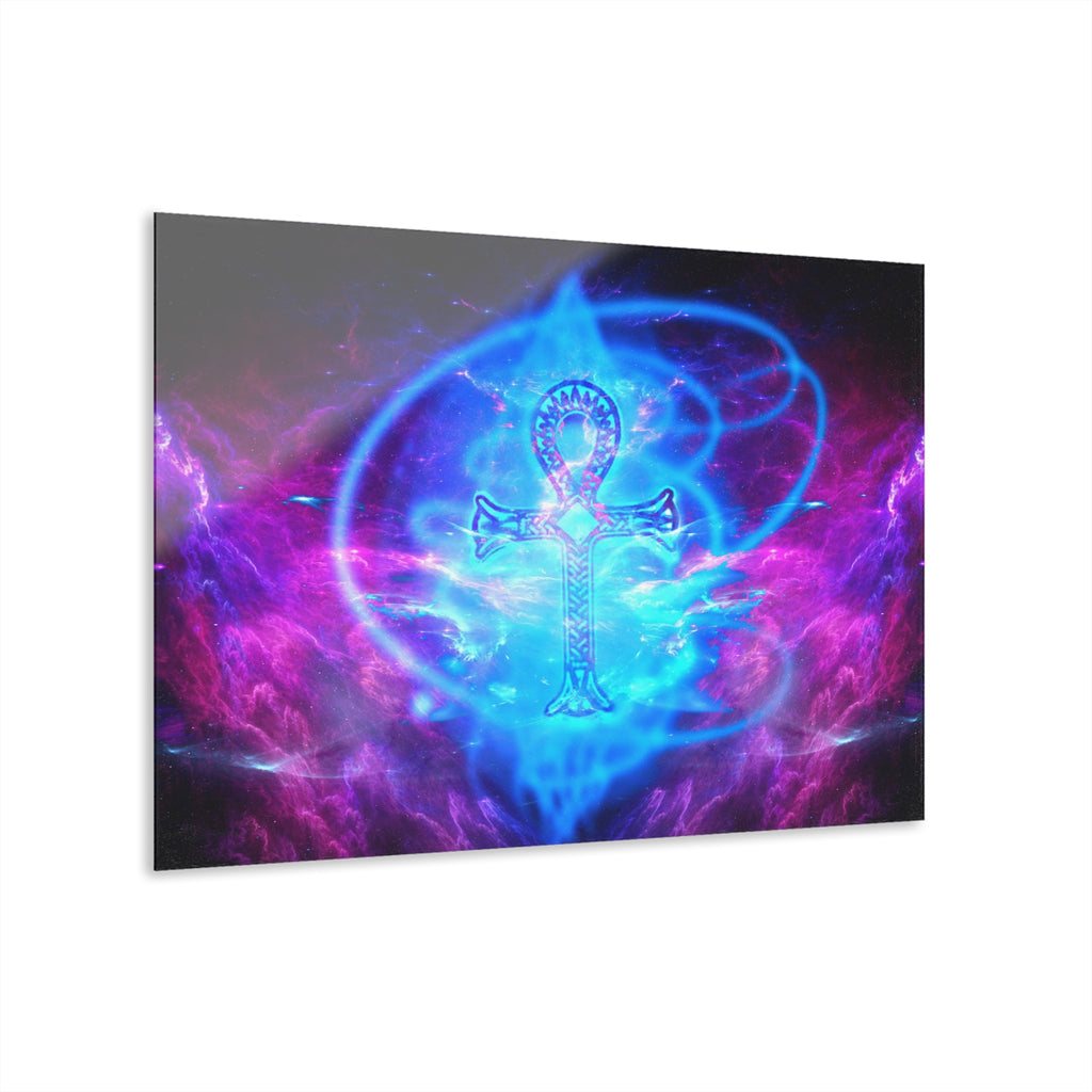 Amethyst Ankh Dreams Acrylic Prints (French Cleat Hanging)
