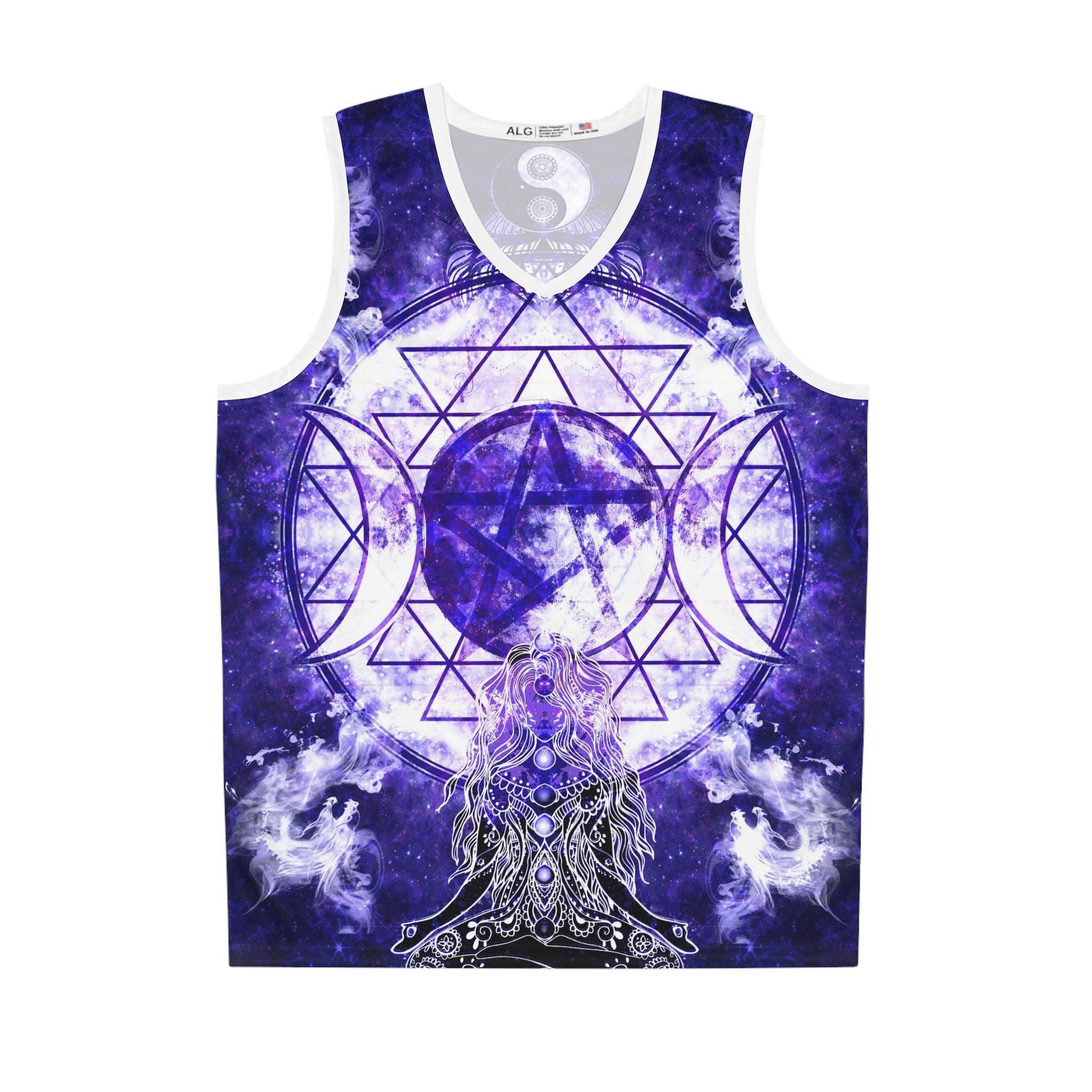 Katerina's Dragon's Eye Magickal Awakening Meditations Basketball Jersey