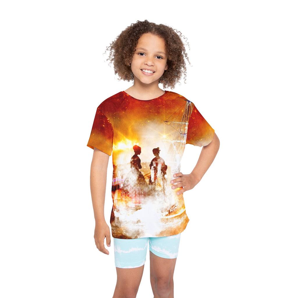 Samhain Eve Salem Harbor Dreams Kids Sports Jersey