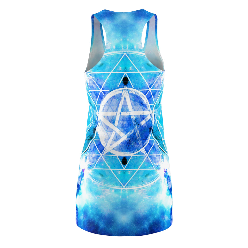 Amen Jin's Mandala of Dragon Fire Desires Women's Racerback Dress