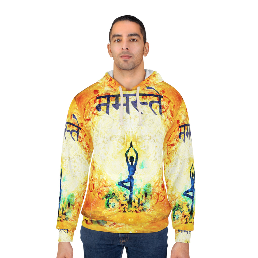 Katerina's Golden Namaste Meditations Unisex Pullover Hoodie