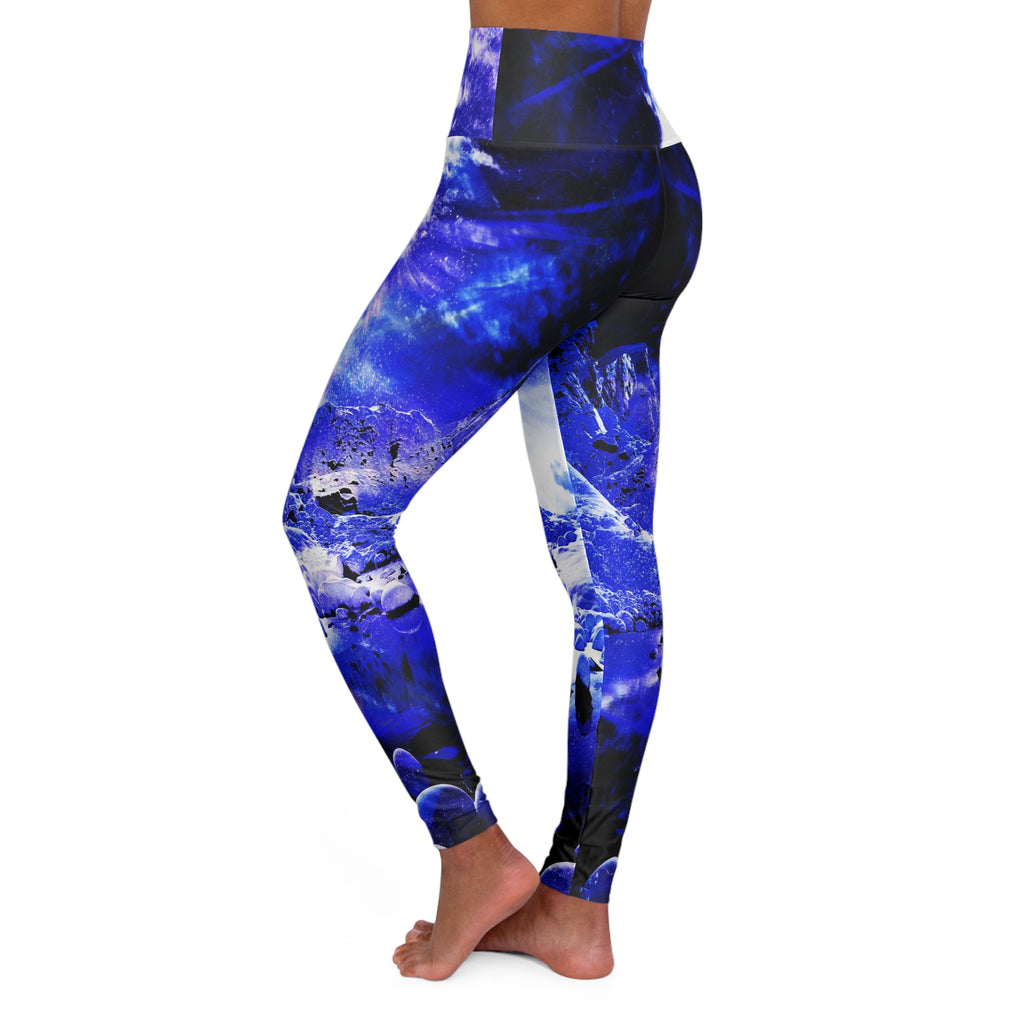 Yule Night Dreams High Waisted Yoga Leggings
