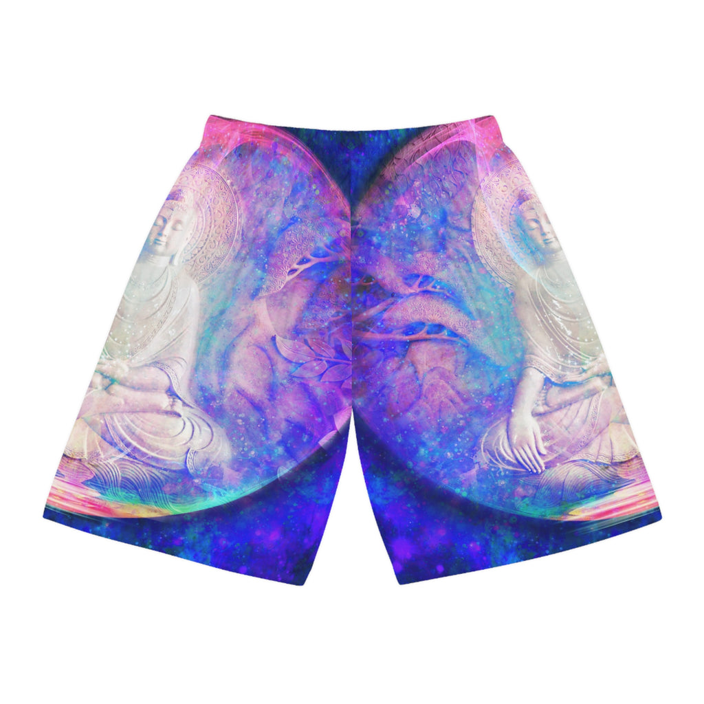 Amen Jin's Memories of Yesterday Stillness Meditations Basketball Shorts