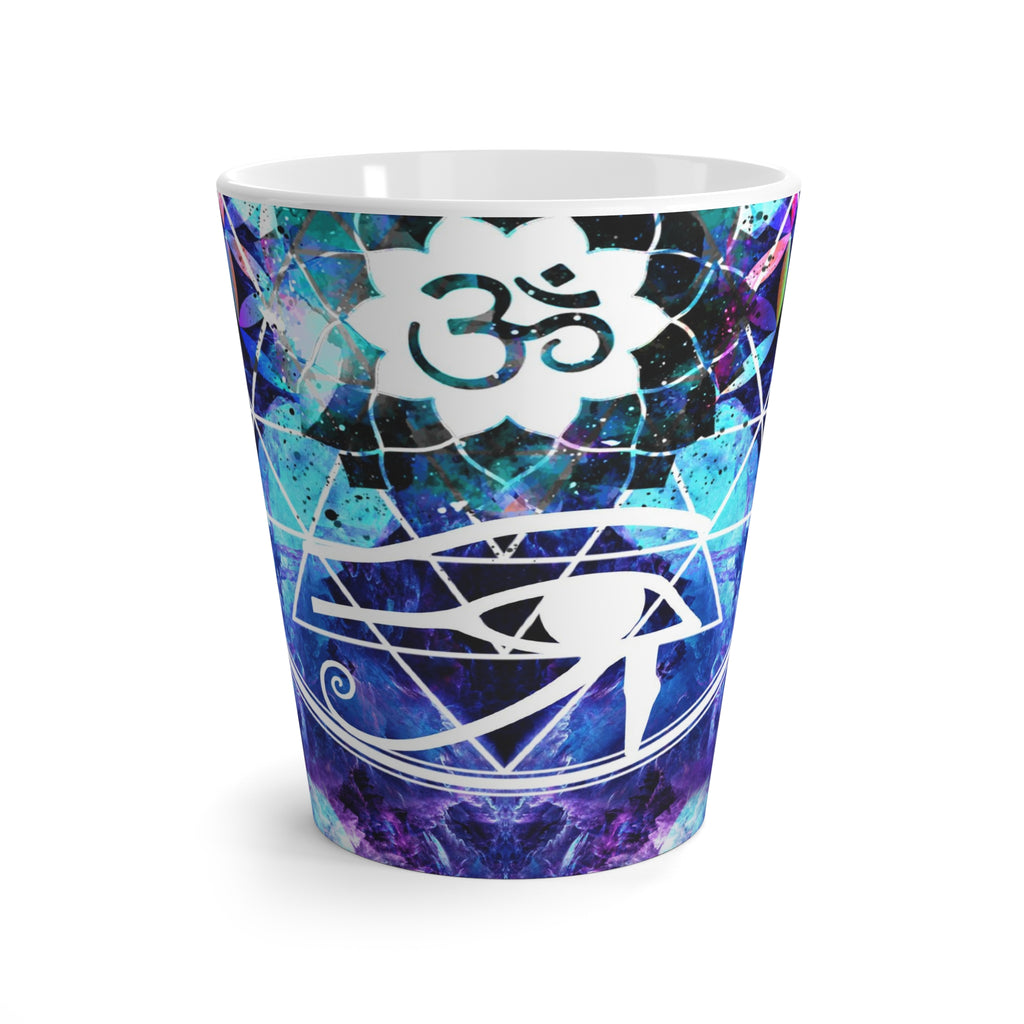 Amen Jin's Dragon's Gate Fairy Om Meditations Latte Mug