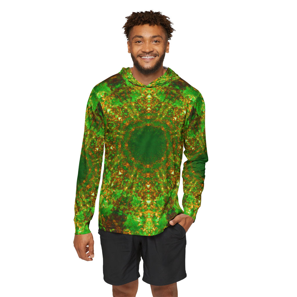 Katerina's Yule Lighted String Desires Men's Sports Warmup Hoodie