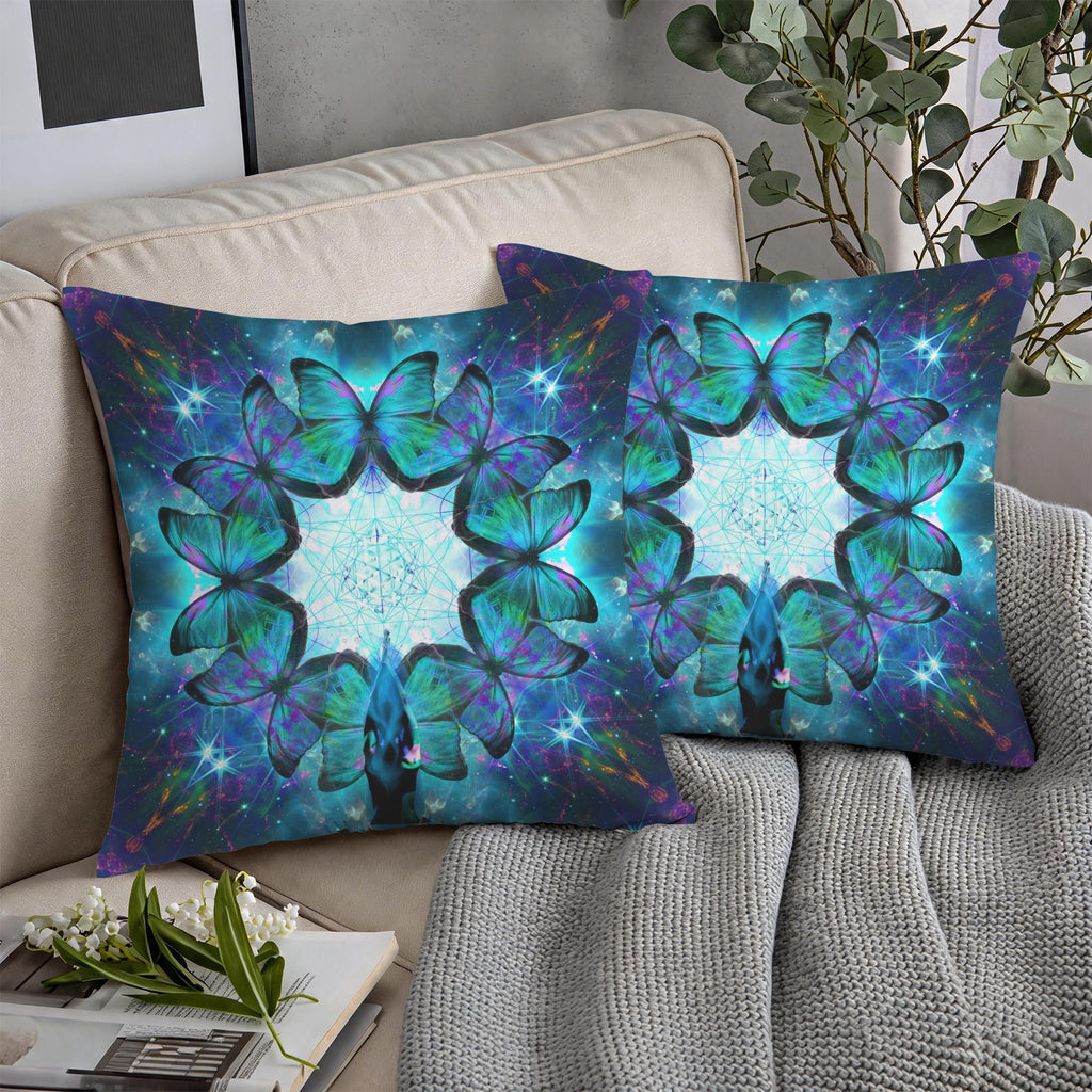Katerina's Now & Forever Metamorphosis Meditations Custom Pillow Cases 18" x 18" (2-Pack) | Ships from USA