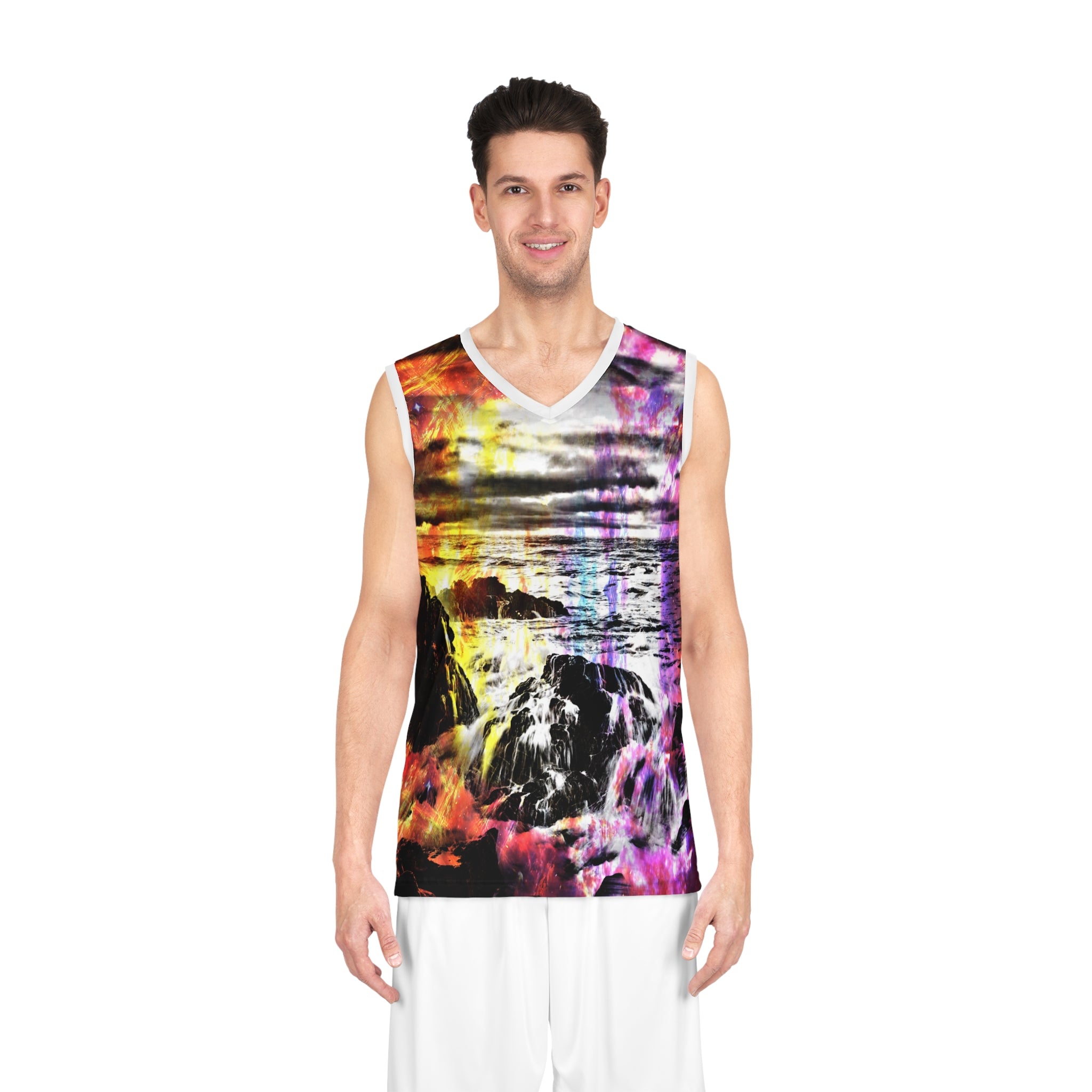 Rise Again Cosmic Falls Dreams Basketball Jersey