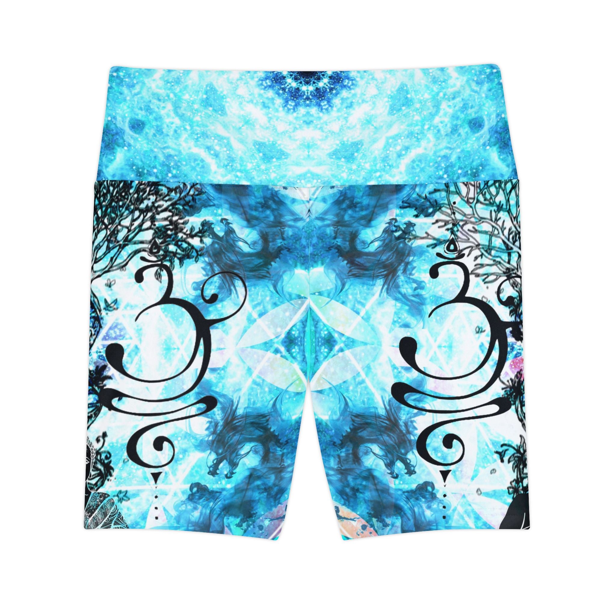 Amen Jin's all the White Horses Buddha Meditations W Workout Shorts