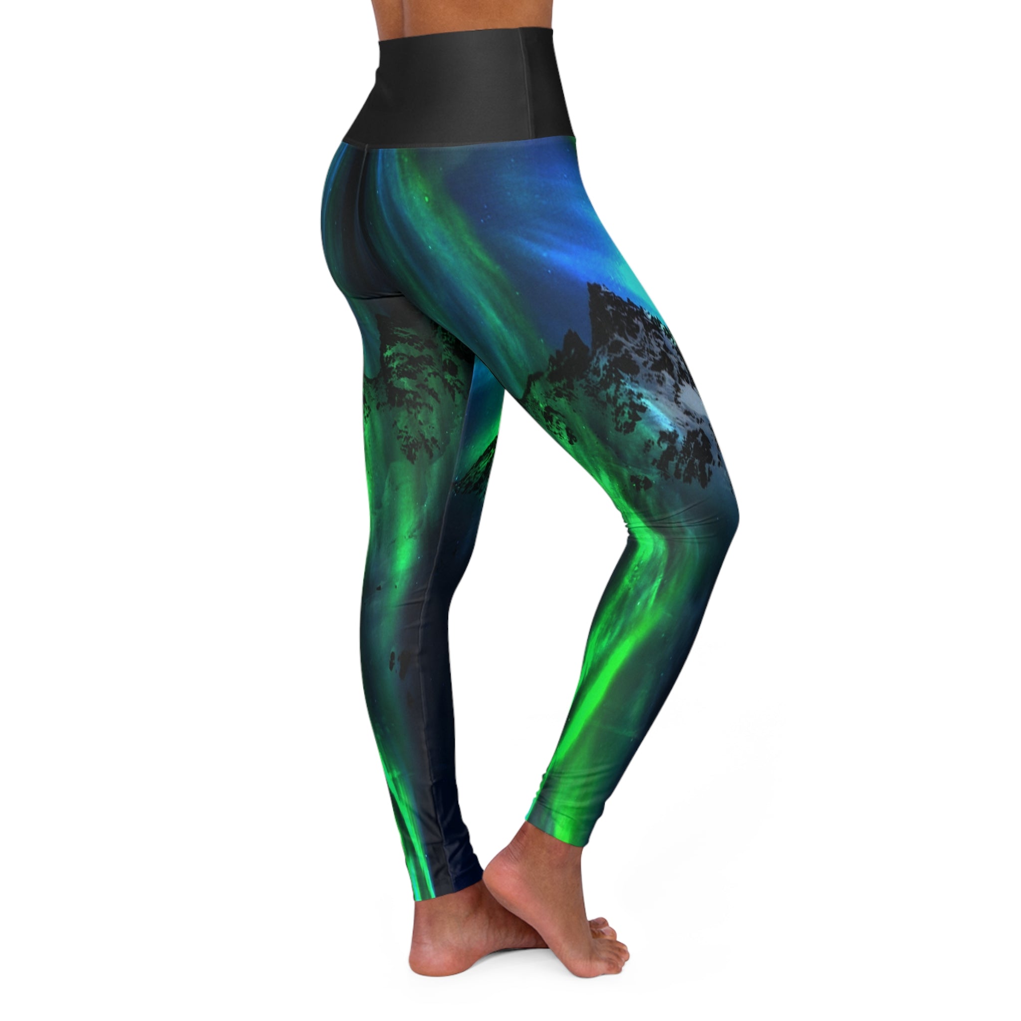 Song of the Mountain Dreams High Waisted Yoga Leggings