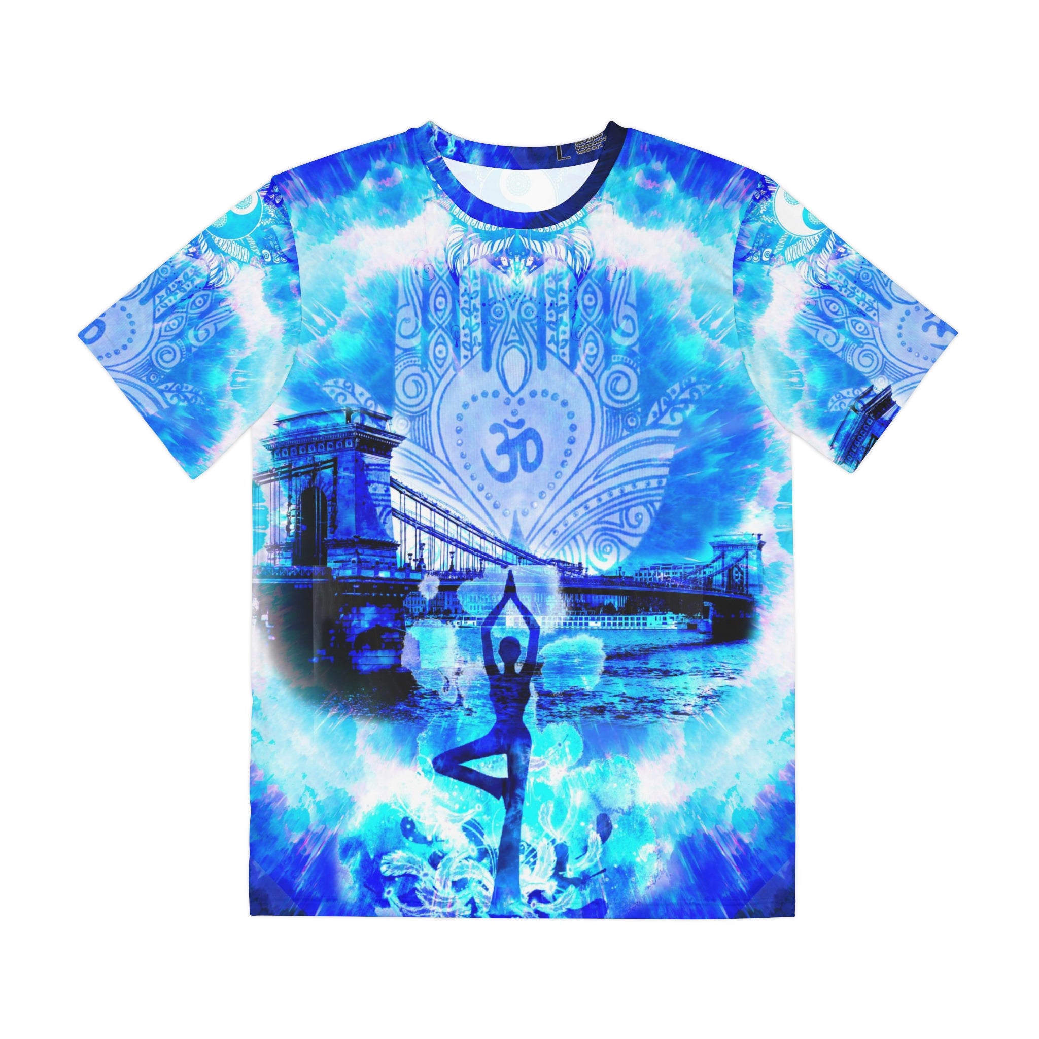 Amen Jin's Blue Sun Budapest Meditations Men's Polyester Tee