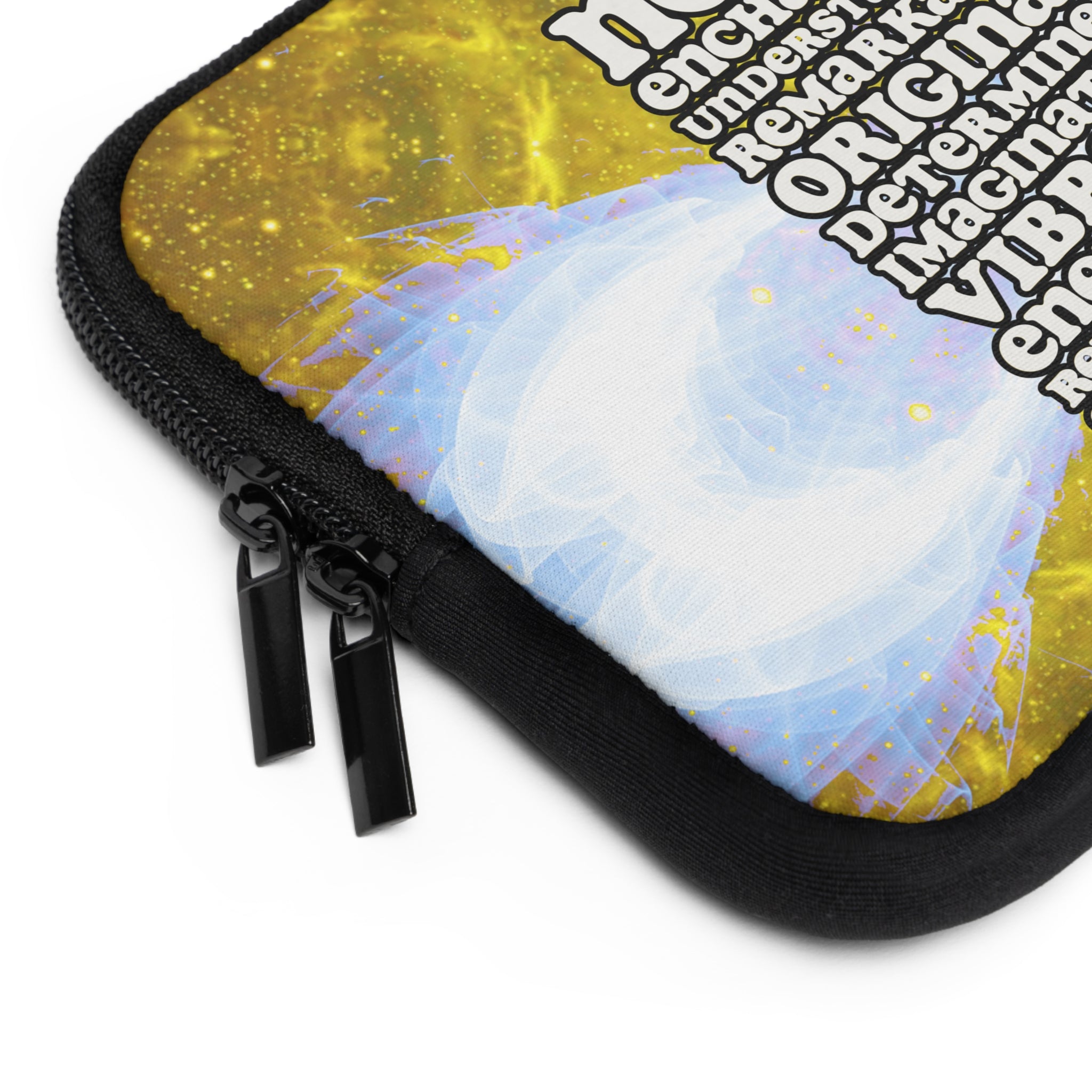 Katerina's Golden Infinity Desires 2022 "You Say Neurodivergent" Laptop Sleeve