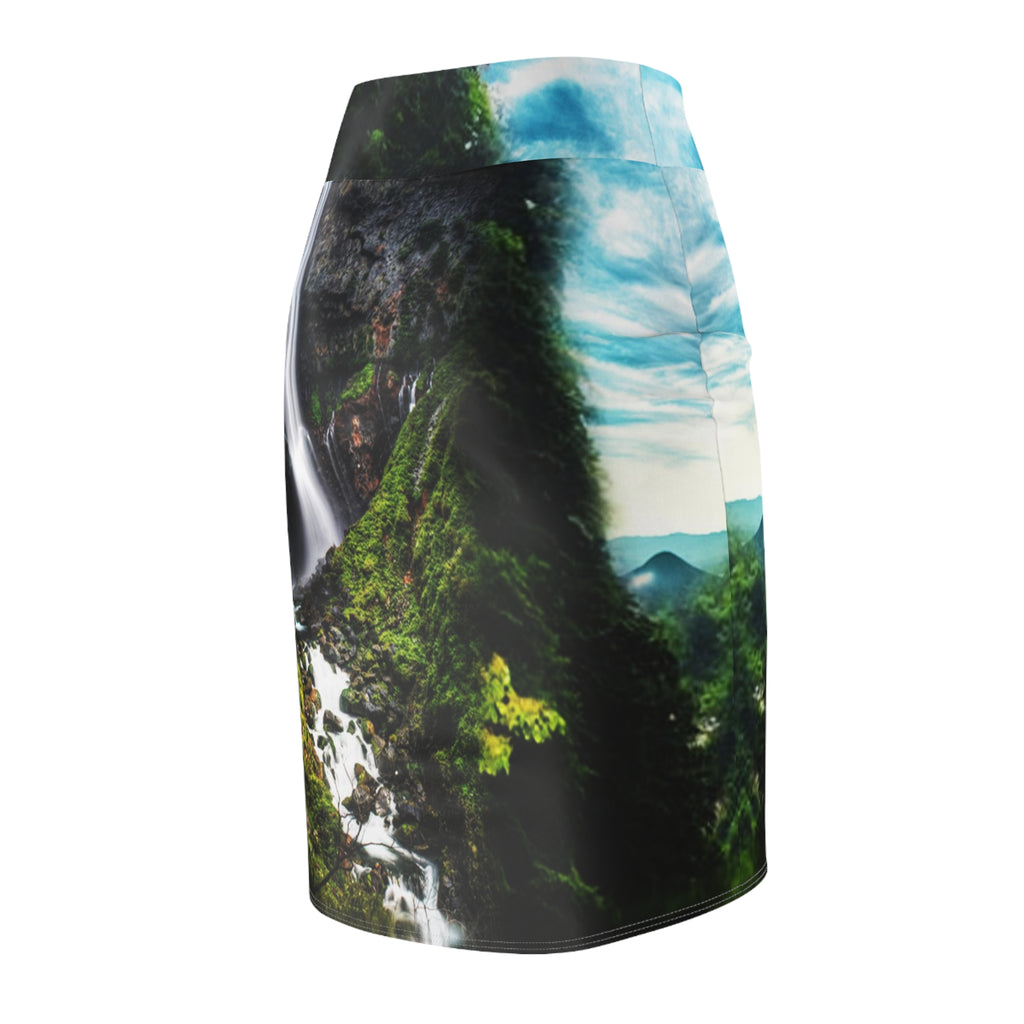 Abalone Lake Dreams Women's Pencil Skirt