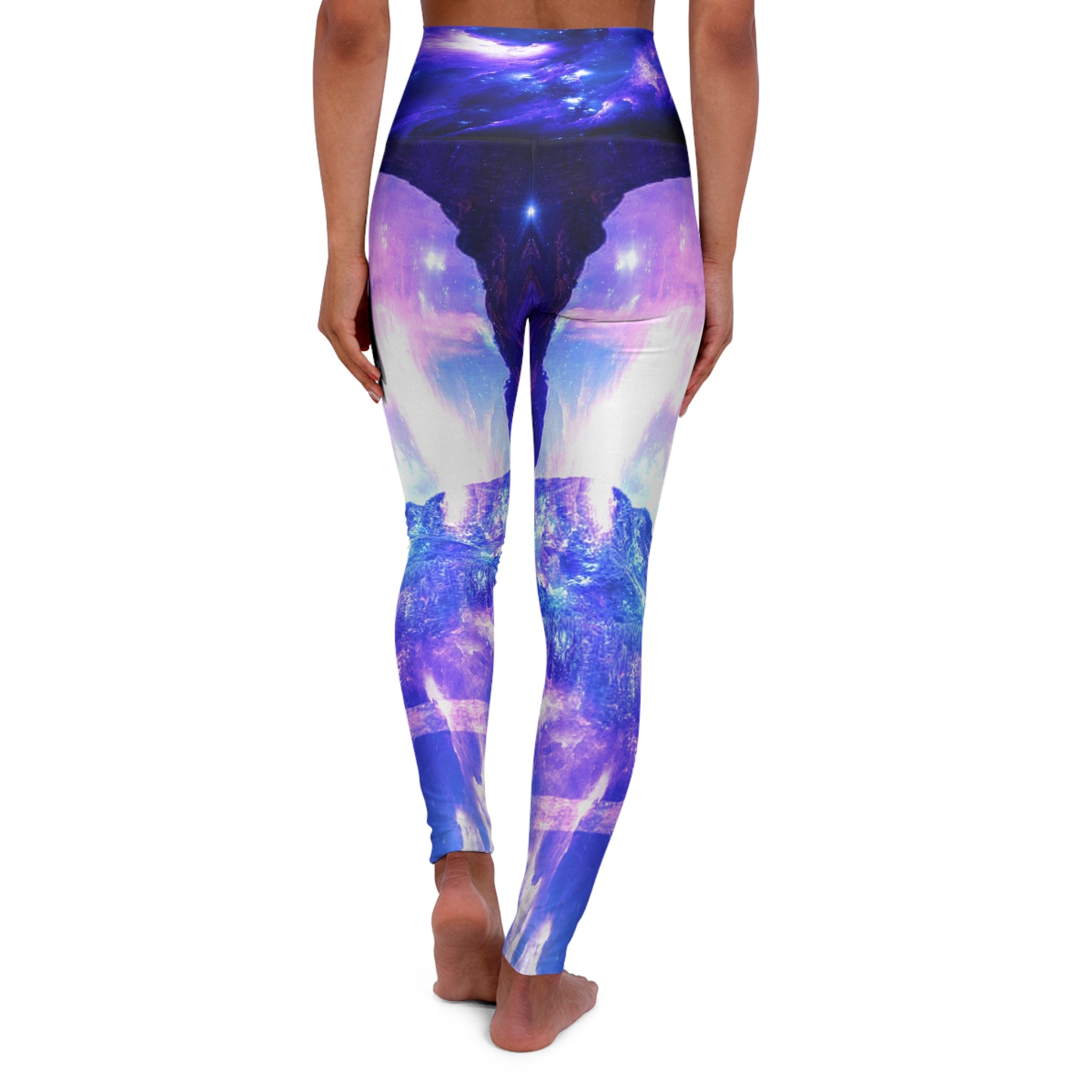 Amethyst Sapphire Hideaway Mountain Dreams High Waisted Yoga Leggings