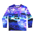 Iridescent Magickal Sea Dreams Men's Long Sleeved Shirt