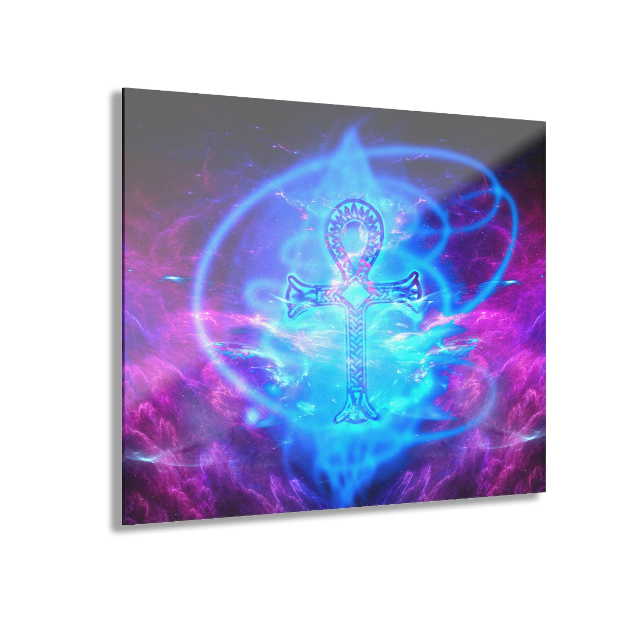 Amethyst Ankh Dreams Acrylic Prints (French Cleat Hanging)