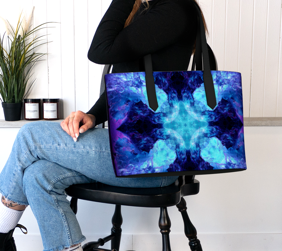 Amen Jin's Dragon's Gate Desires Vegan Leather Tote Bag