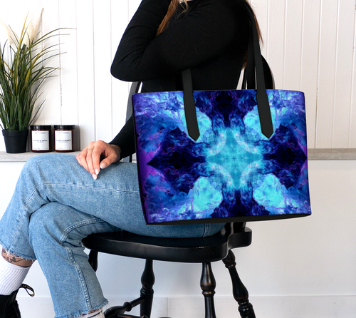 Amen Jin's Dragon's Gate Desires Vegan Leather Tote Bag