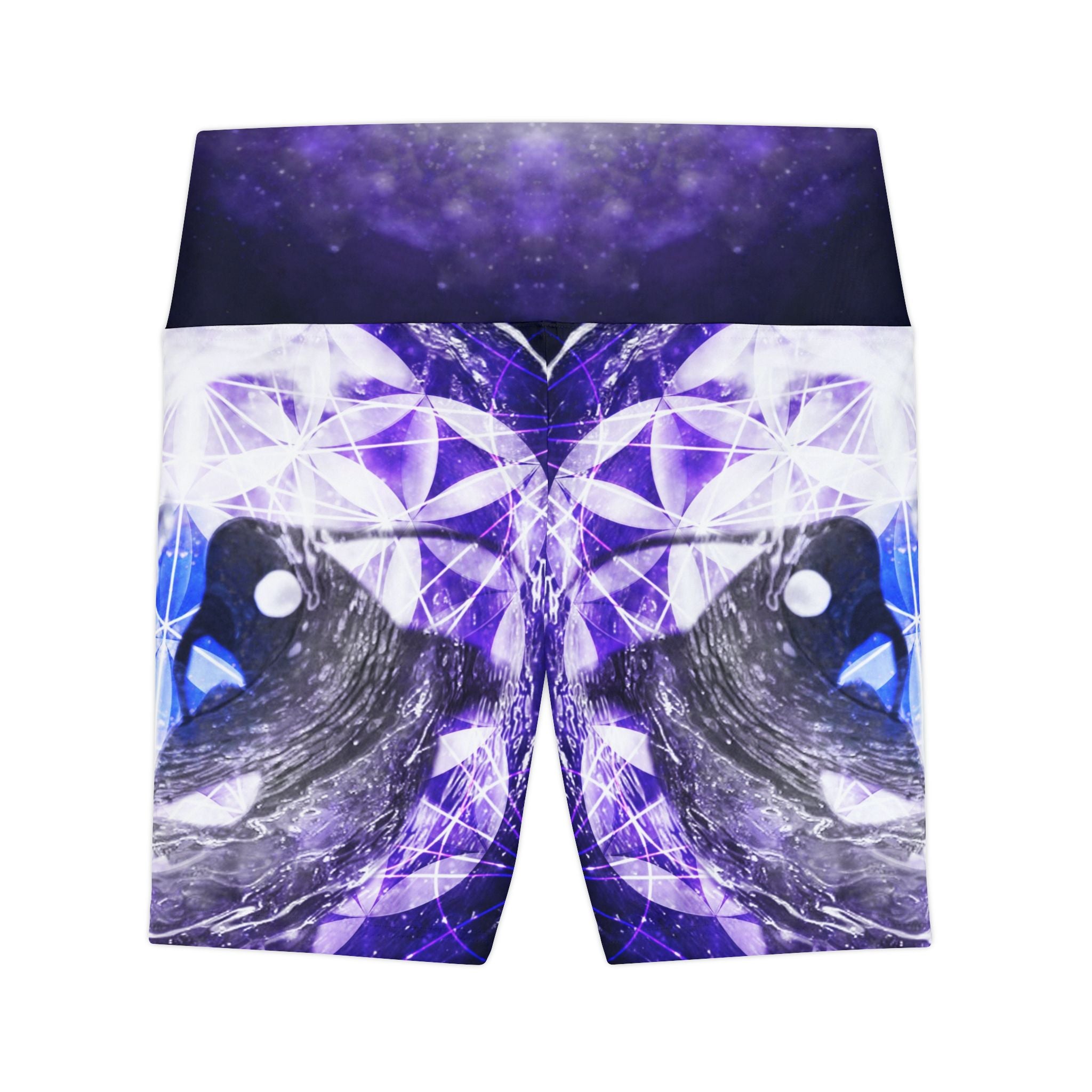 Katerina's We Will Go Home Koi Meditations Women's Workout Shorts