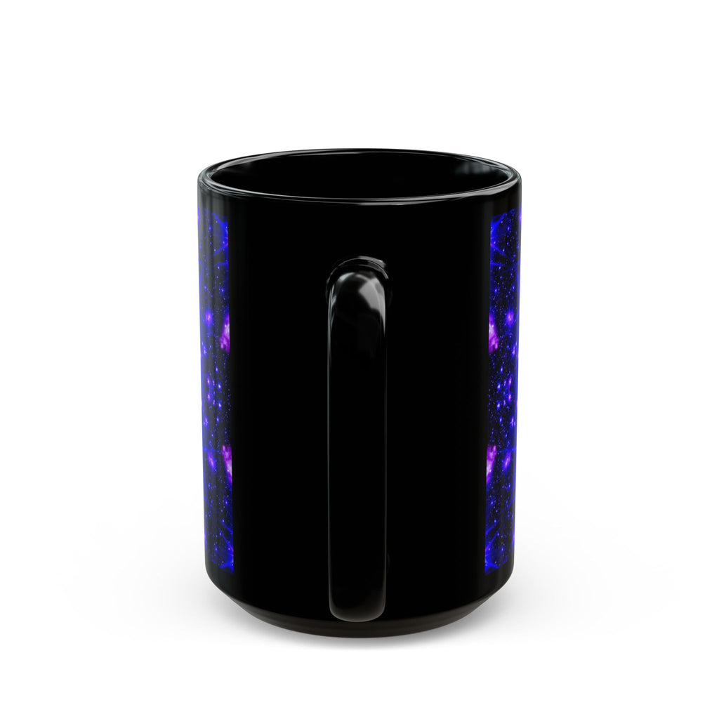 Katerina's Psyche Desires Black Mug, 15oz