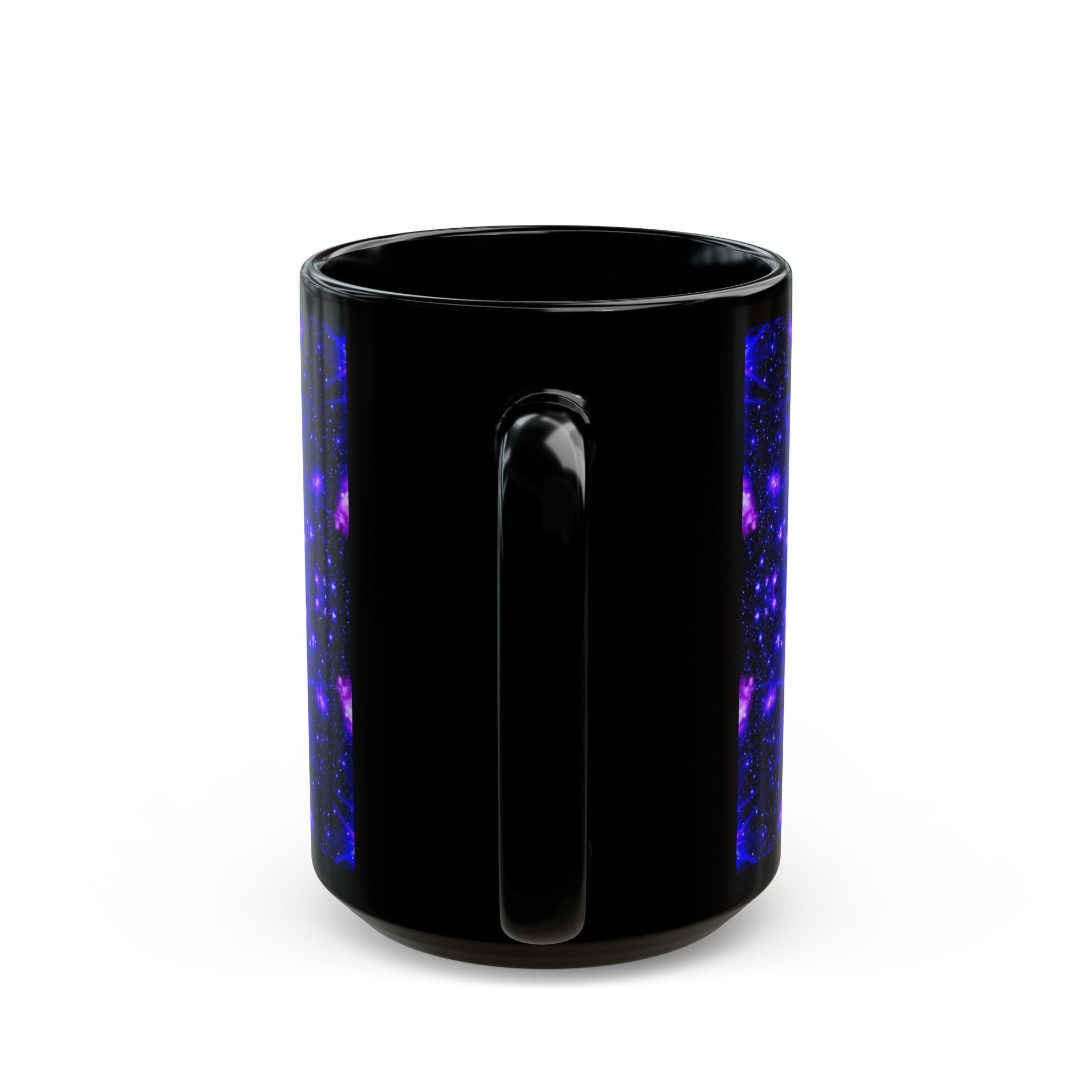 Katerina's Psyche Desires Black Mug, 15oz