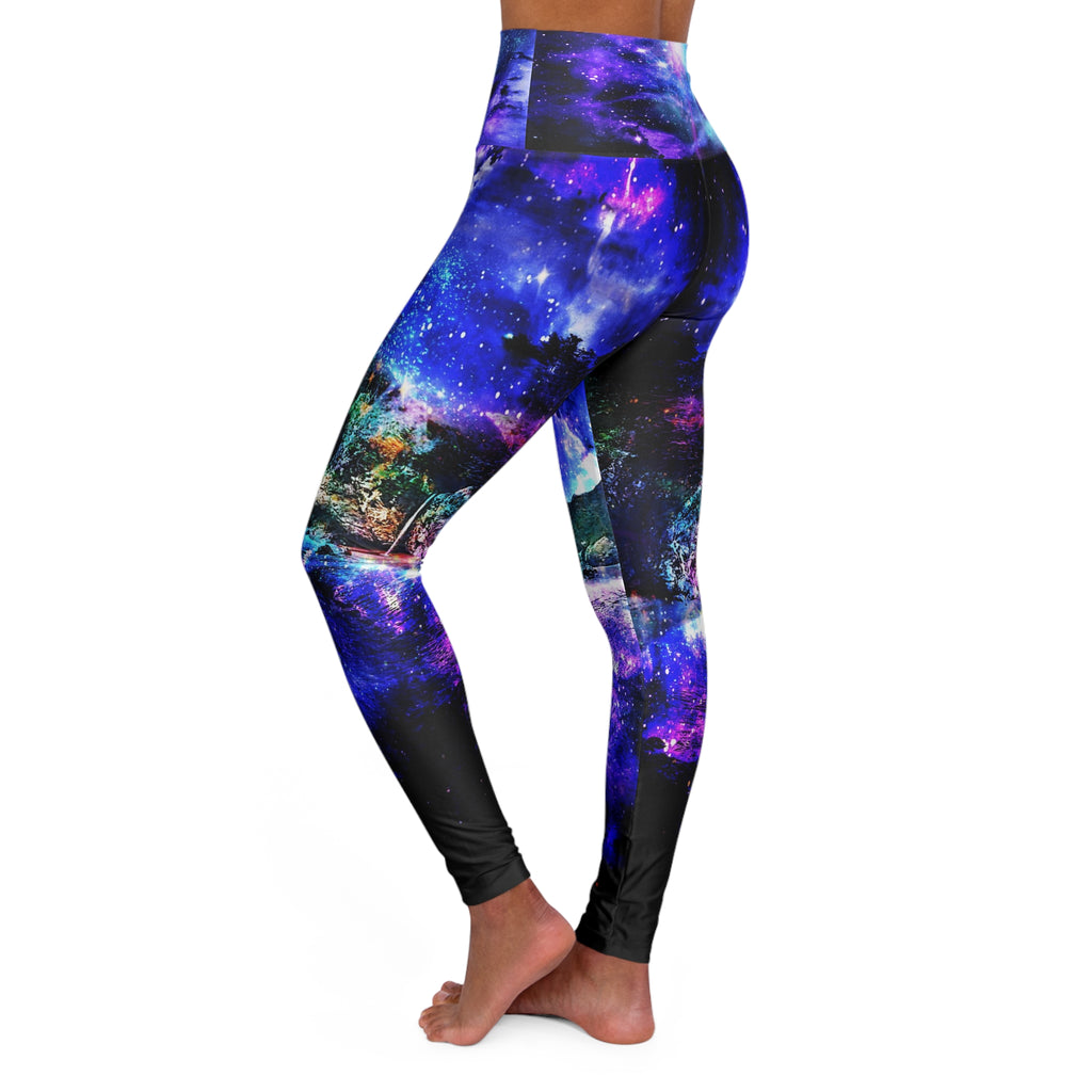 Mystic Hideaway Cove Dreams High Waisted Yoga Leggings