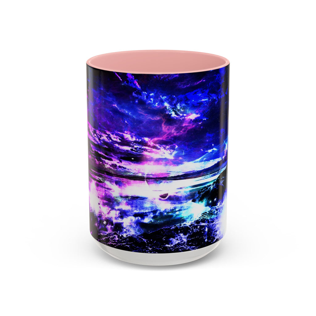 Amethyst Dancing Sea Dreams Accent Coffee Mug