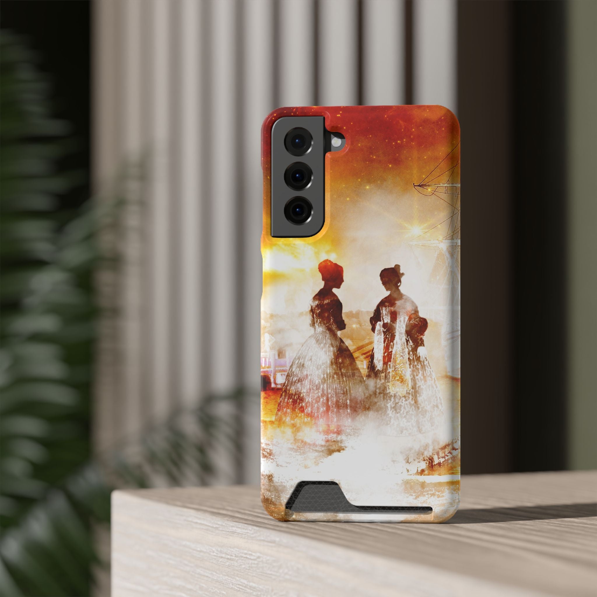 Samhain Eve Salem Harbor Dreams Phone Case With Card Holder