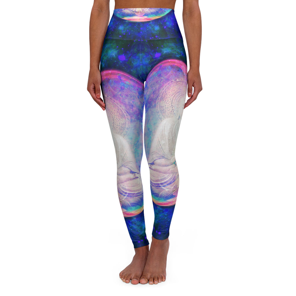Amen Jin's Memories of Yesterday Stillness Desires High Waisted Yoga Leggings
