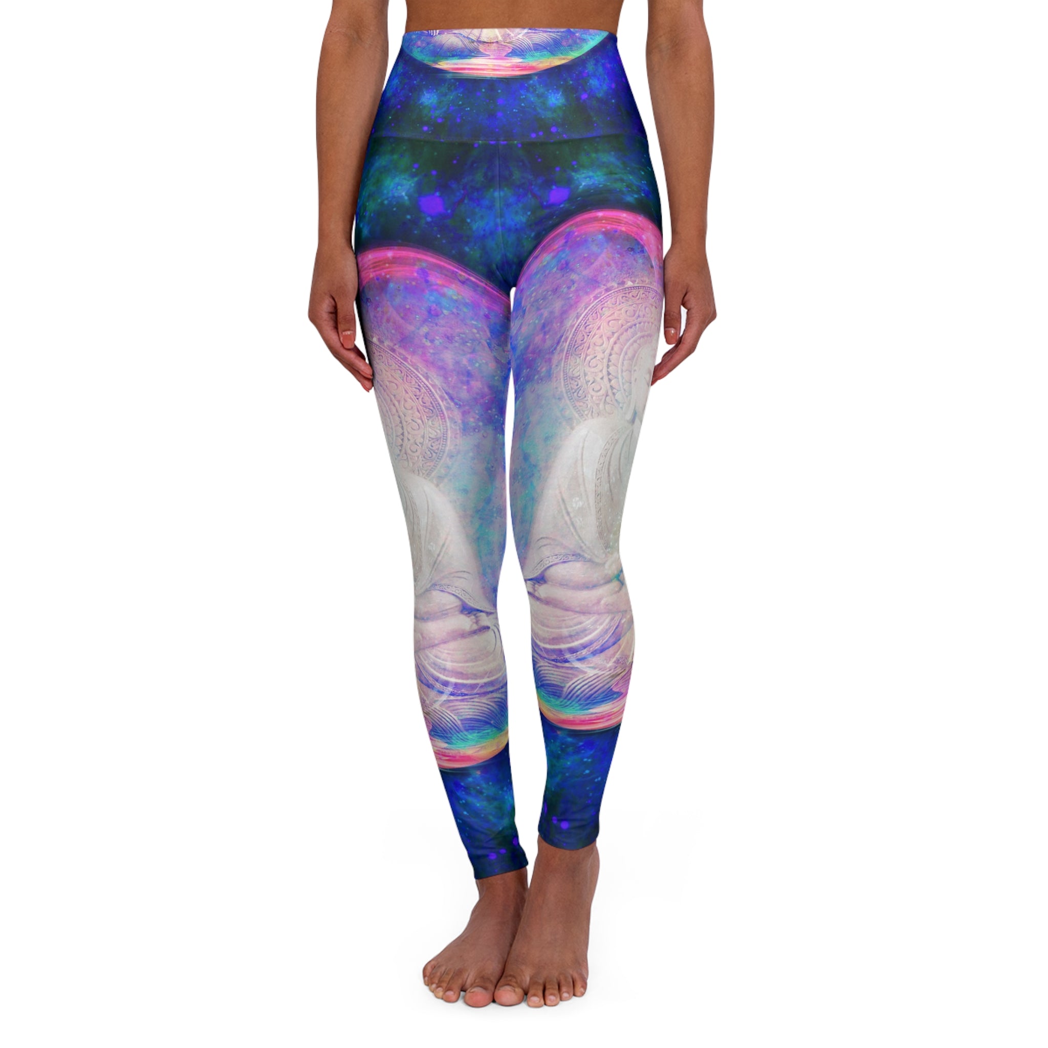 Amen Jin's Memories of Yesterday Stillness Desires High Waisted Yoga Leggings
