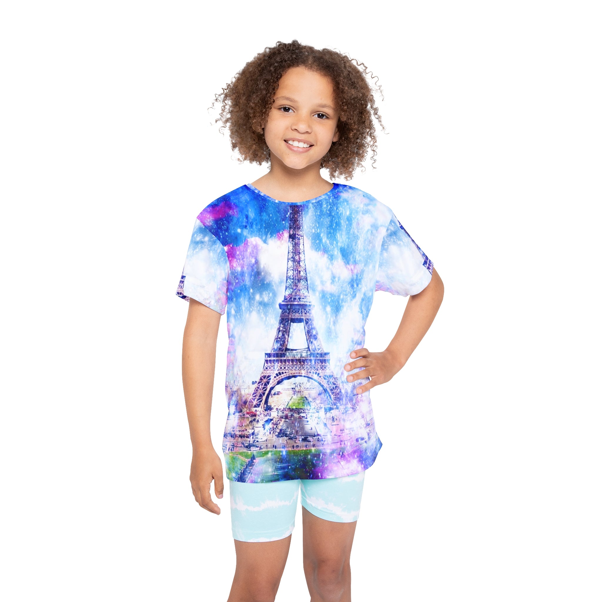 Rainbow Universe Parisian Dreams Kids Sports Jersey
