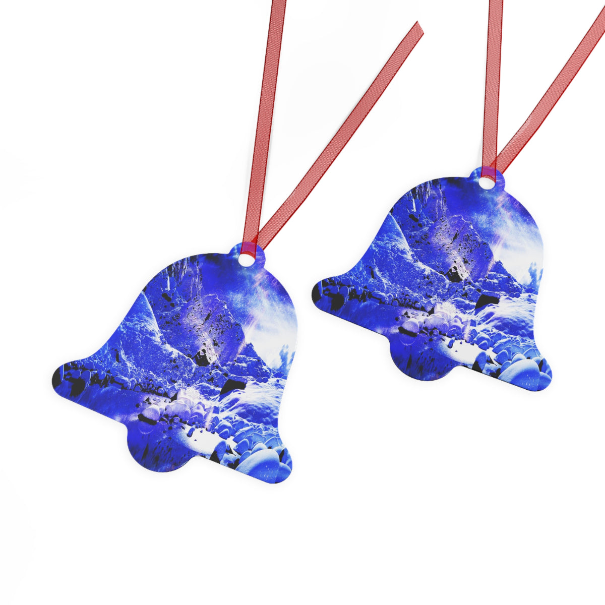 Yule Night Dreams Metal Ornaments