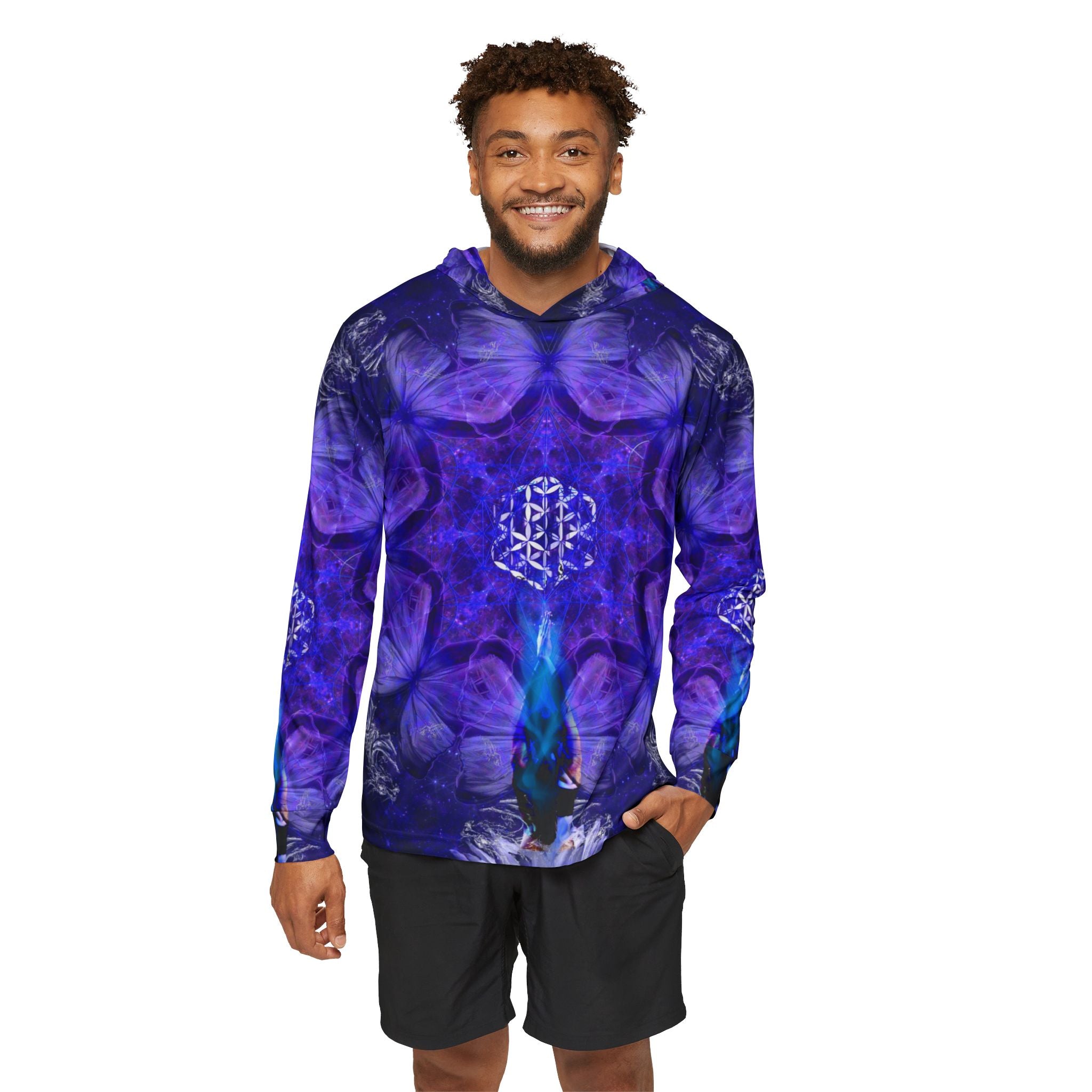 Katerina's Dragon's Eye Metamorphosis Meditations Men's Warmup Hoodie