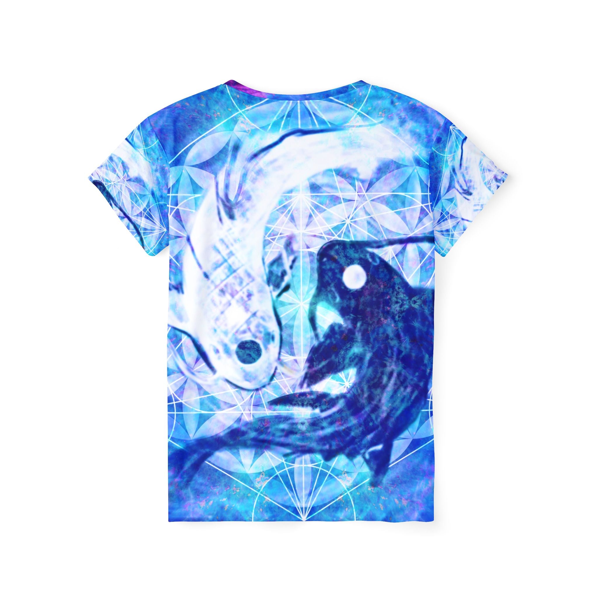 Amen Jin's Lotus Koi Meditations Women's Sports Jersey